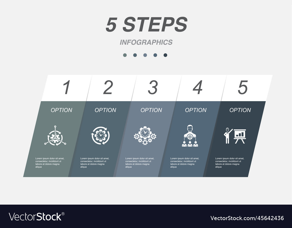 Control project management time Royalty Free Vector Image