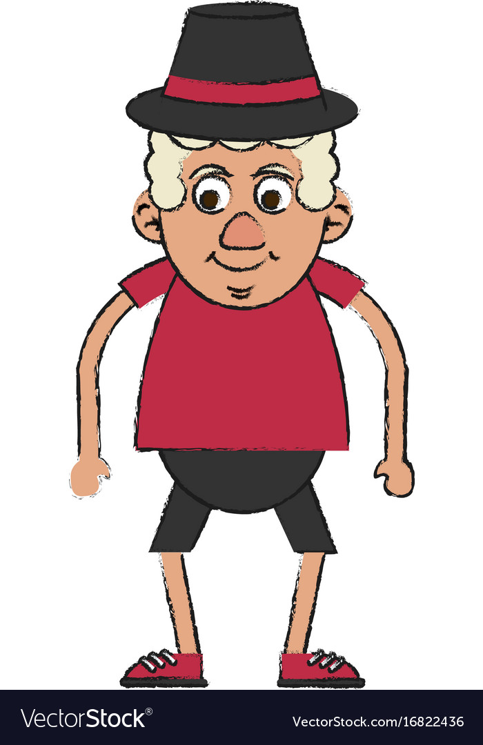 Old Man Royalty Free Vector Image Vectorstock