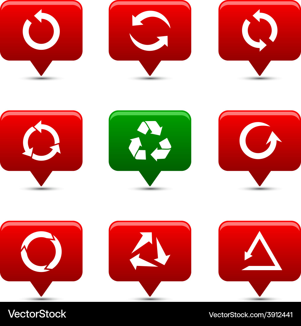 Arrows buttons Royalty Free Vector Image - VectorStock