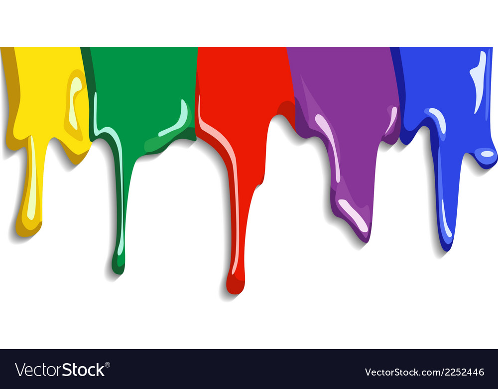 abstract colorful paint splat royalty free vector image