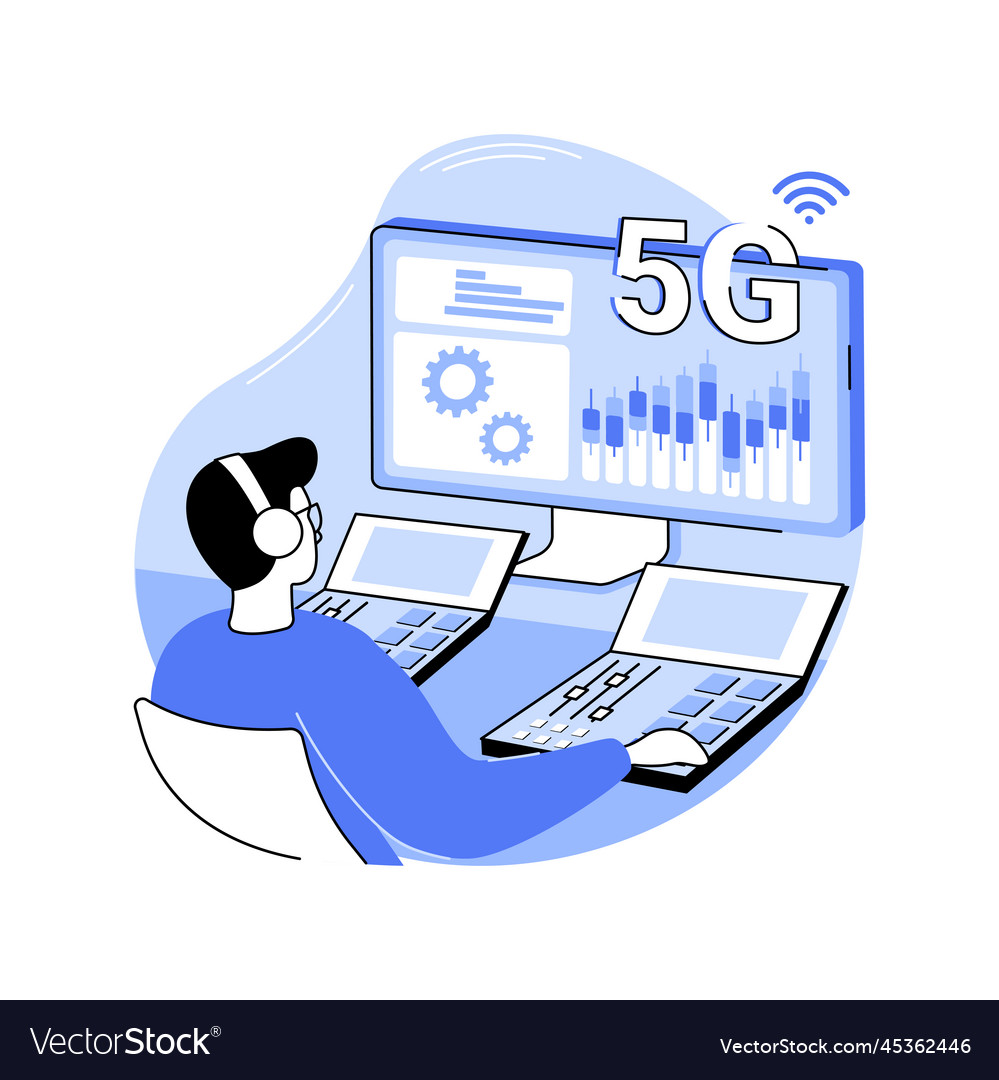 Ip broadcasting isolated cartoon Royalty Free Vector Image
