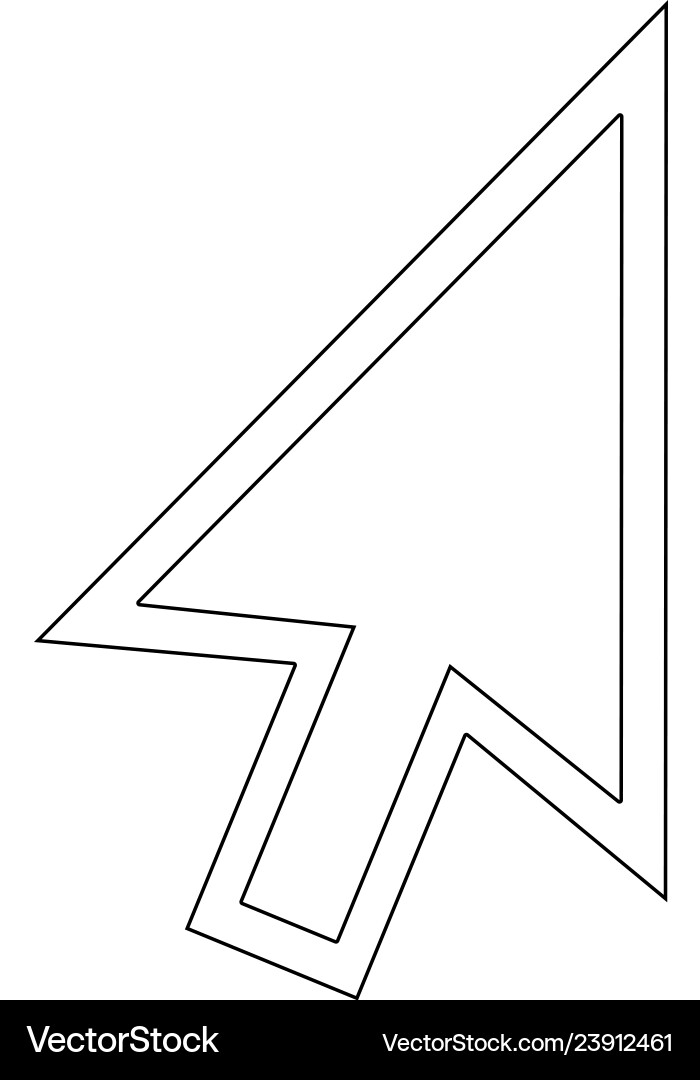 Arrow flat icon Royalty Free Vector Image - VectorStock