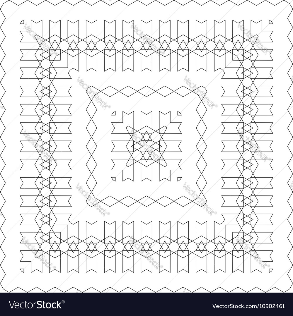 Coloring book page for adult anti stress Vector Image