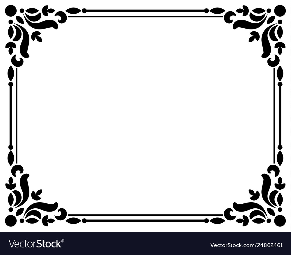 Download Vintage borders and frames Royalty Free Vector Image