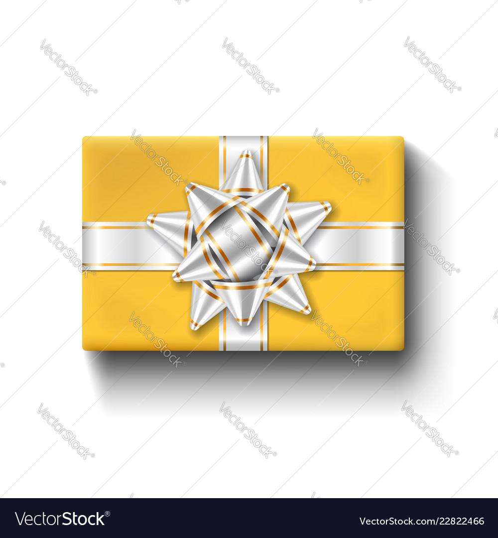 Gift Box Top View Isolated Template Royalty Free Vector Gift Box Top View Isolated Template Vector Image