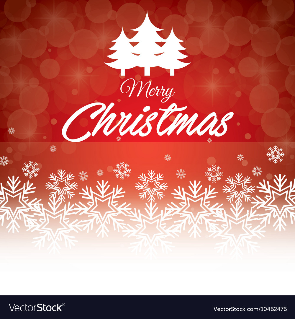 Happy merry christmas card isolated Royalty Free Vector