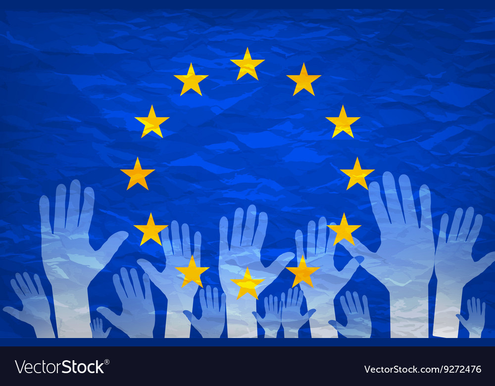 Image of hands on the background european