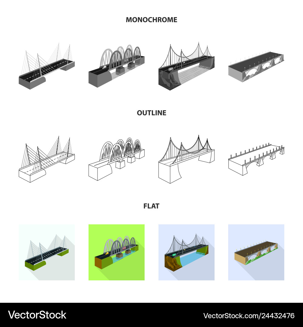 Isolated object of connection and design sign Vector Image