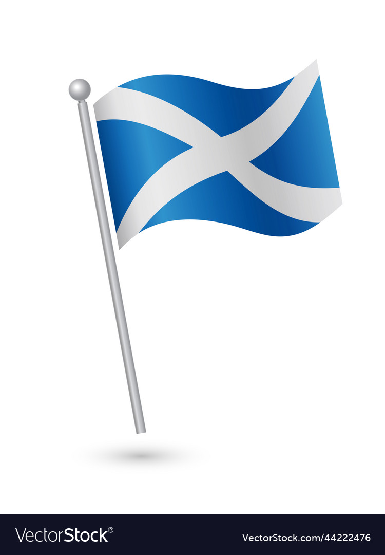 Scotland national flag Royalty Free Vector Image