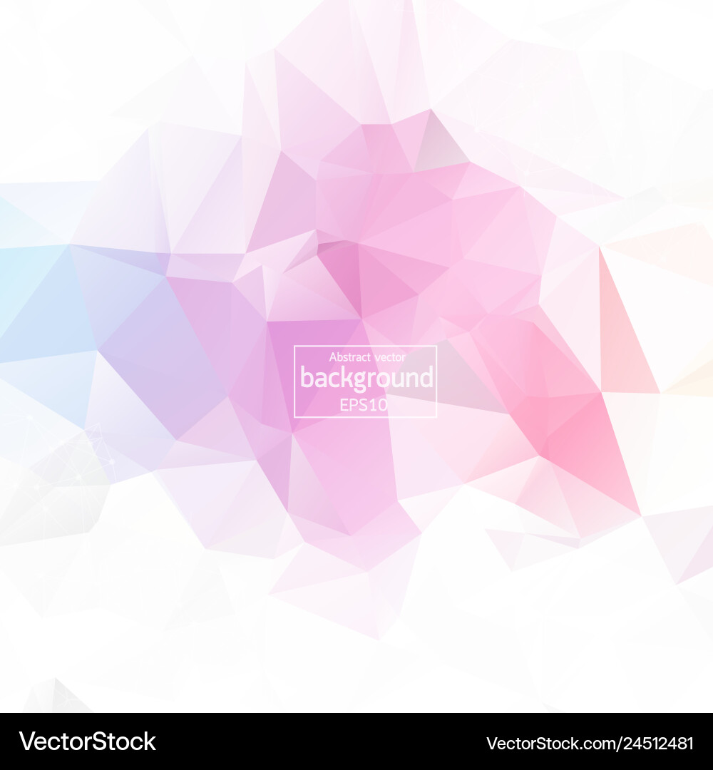 Abstract low poly white technology background Vector Image