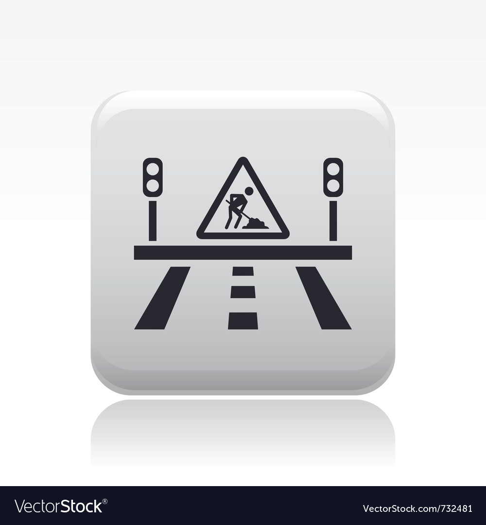 Road icon Royalty Free Vector Image - VectorStock