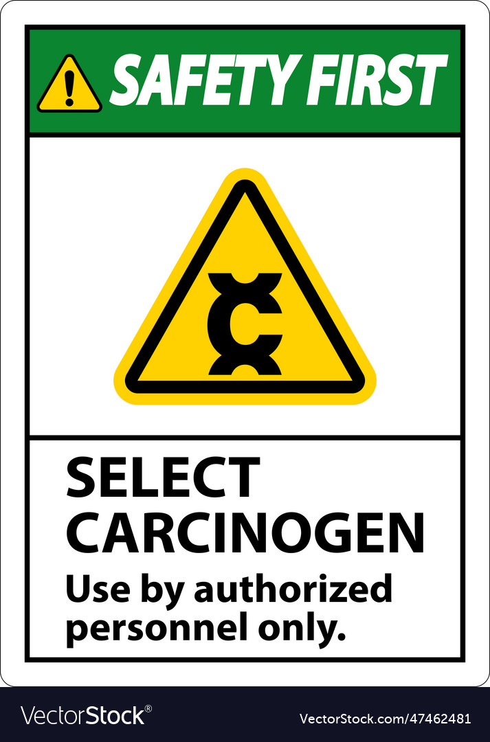 Carcinogen Sign