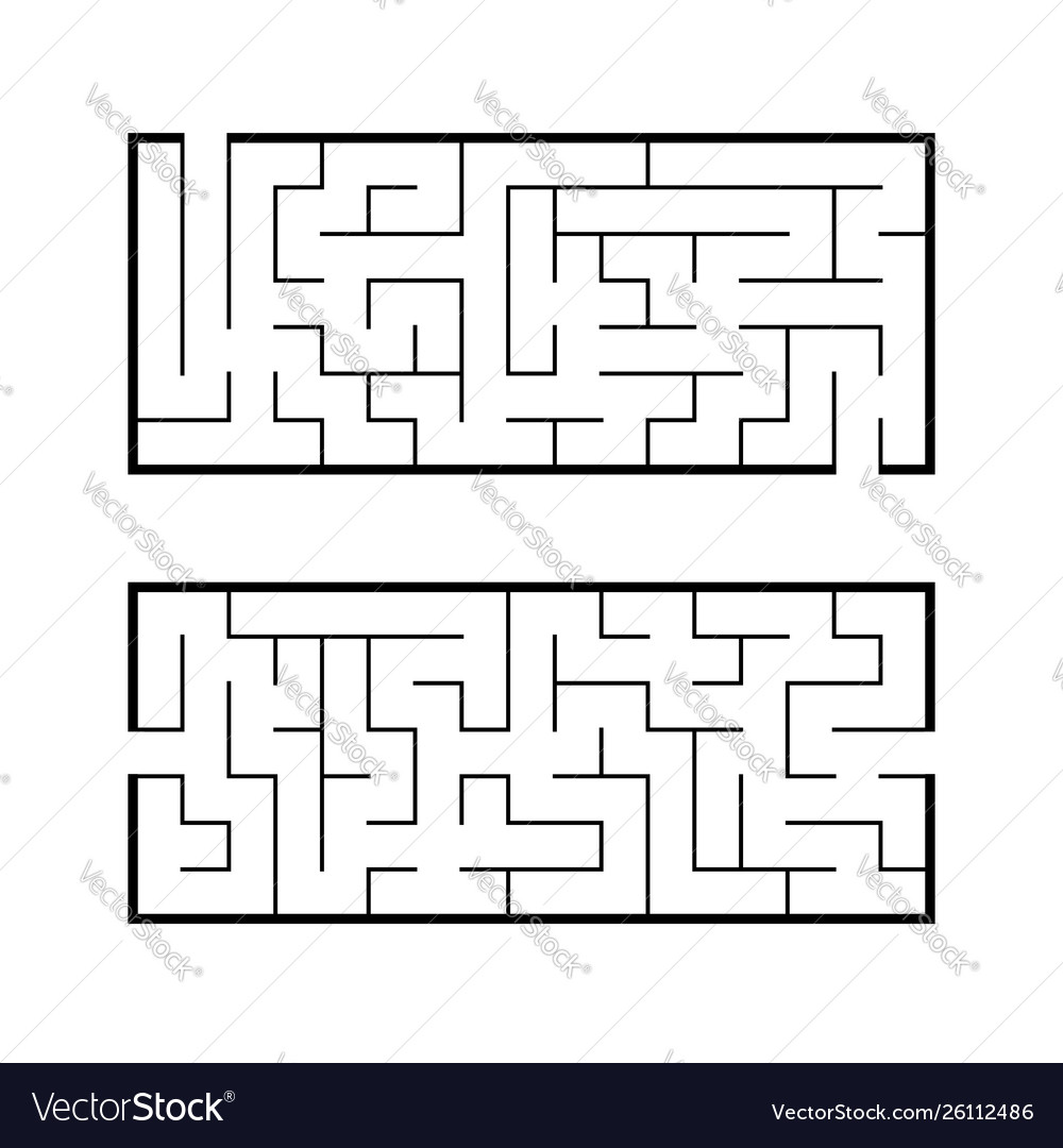 A set mazes game for kids puzzle children Vector Image