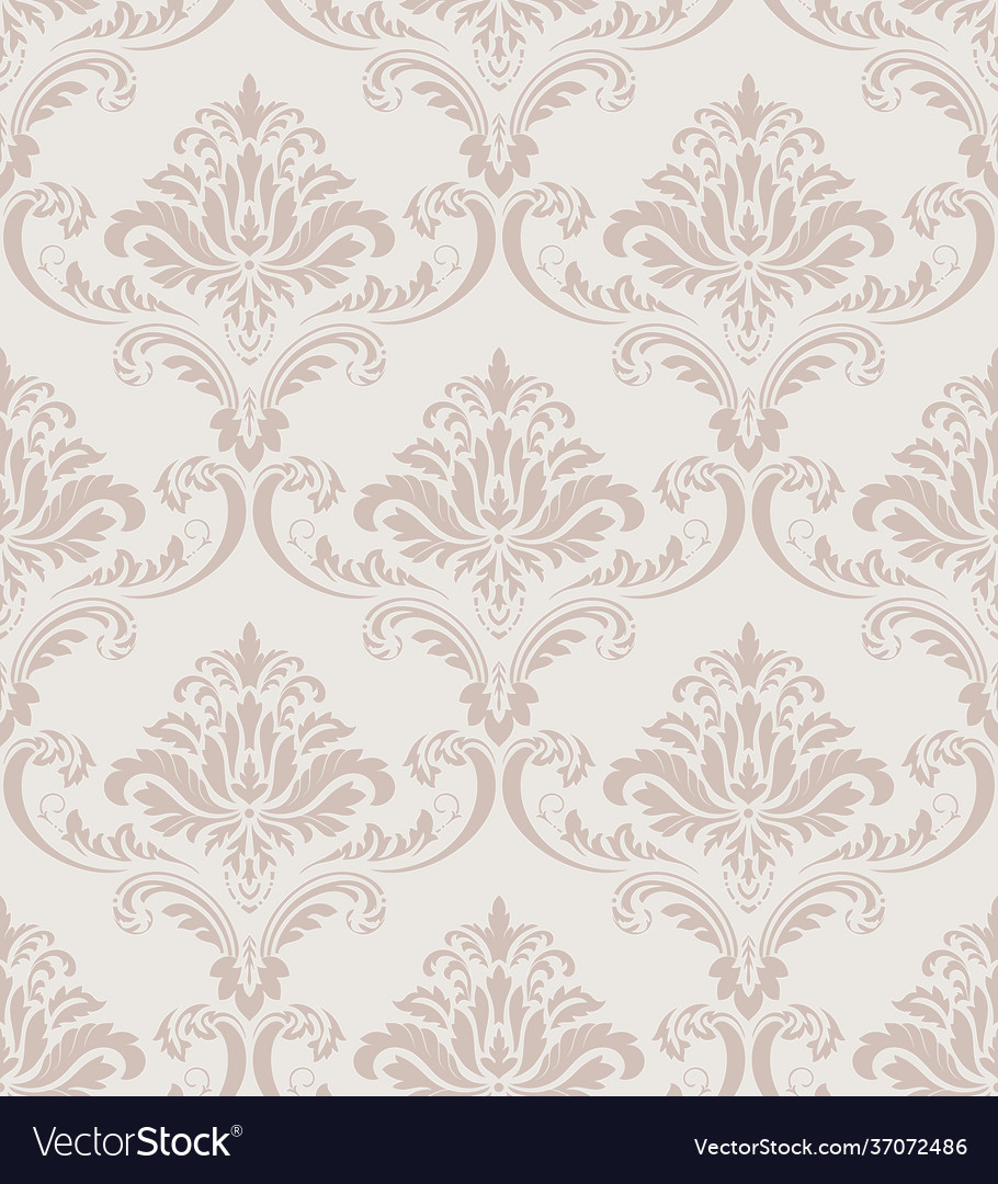 Damask seamless pattern element classical Vector Image