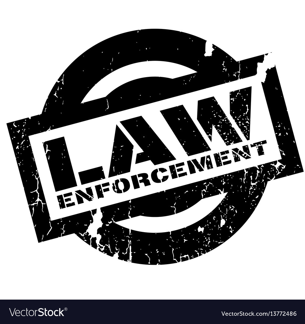 Law enforcement rubber stamp