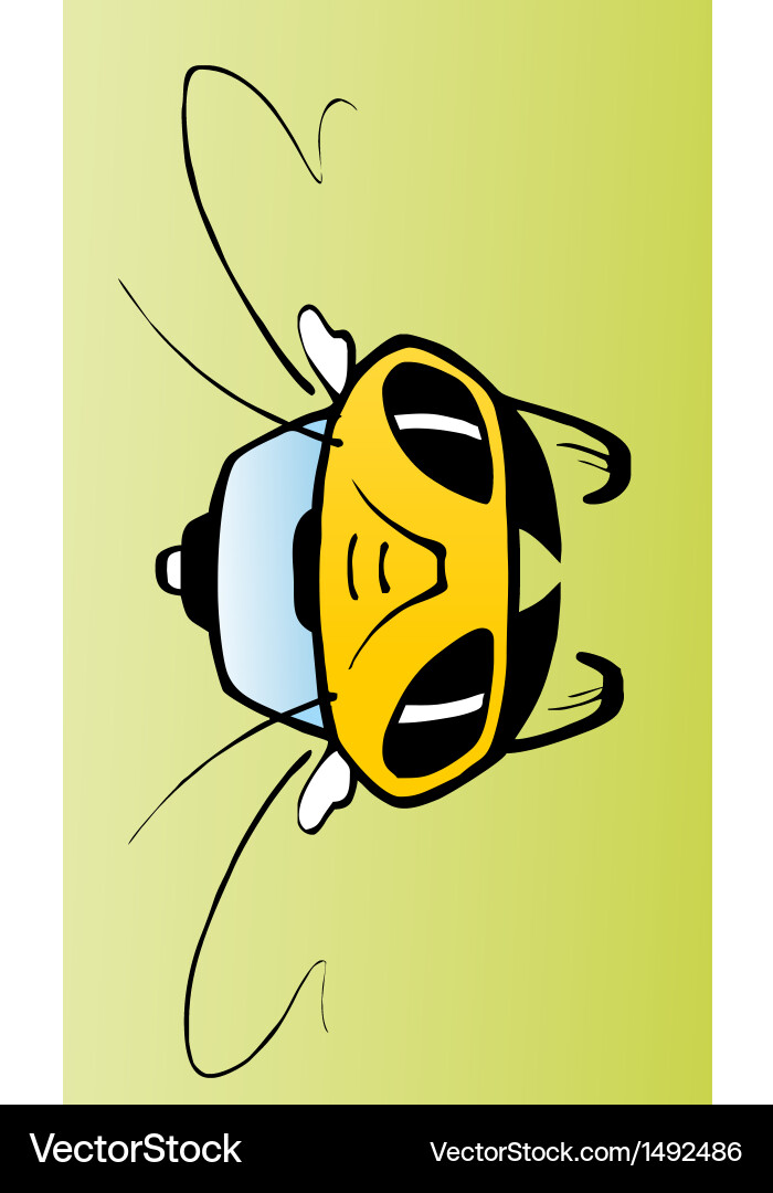 Wasp or bee Royalty Free Vector Image - VectorStock