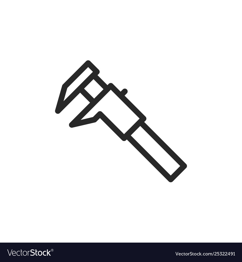 Architectural ruler icon Royalty Free Vector Image