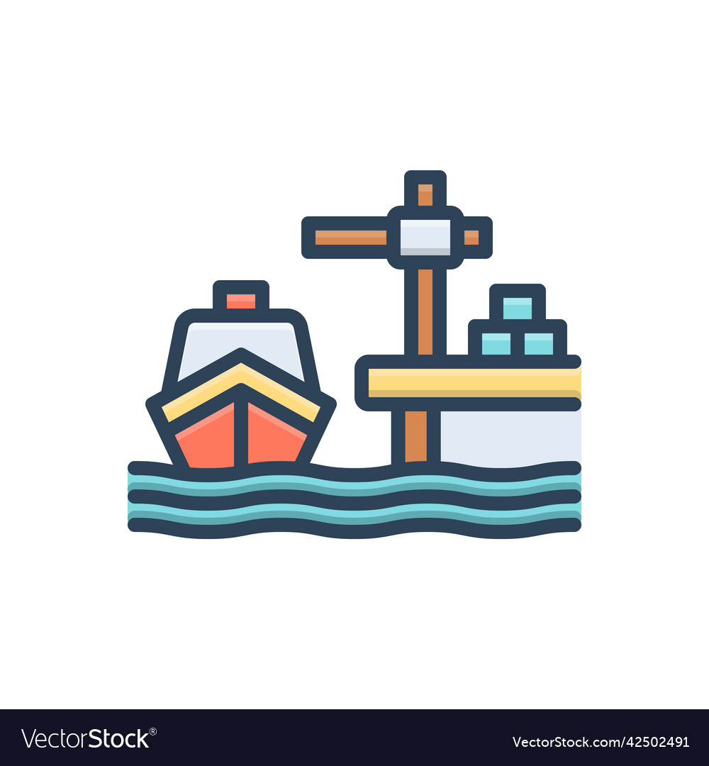 Dock Royalty Free Vector Image - VectorStock