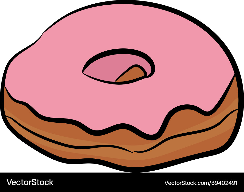 Donut Royalty Free Vector Image - VectorStock