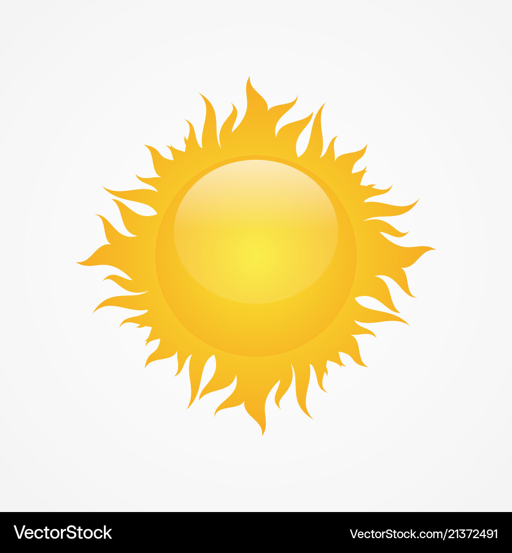 Sun Vector Real Sun Royalty Free Vector Image - VectorStock