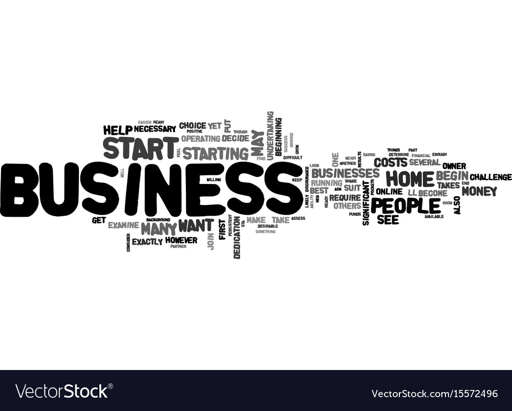 Are you ready to start your own home business Vector Image Are you ready to start your own home business Vector Image