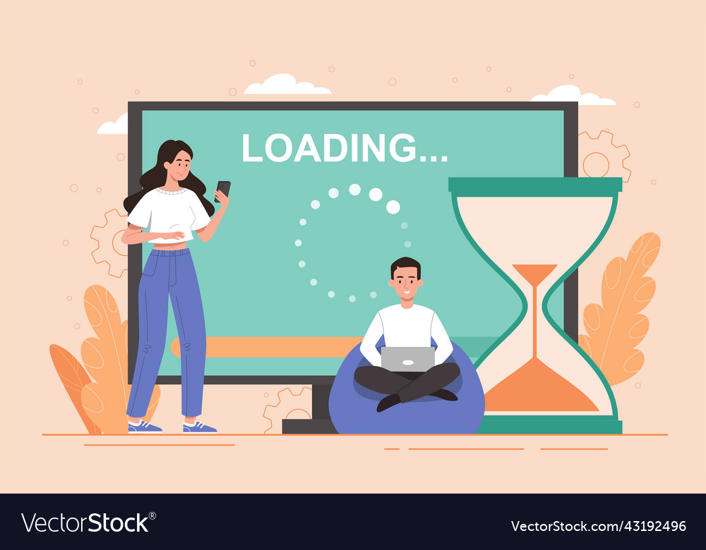 Software Download Or Operating System Concept Vector Image Software Download Or Operating System Concept Vector Image