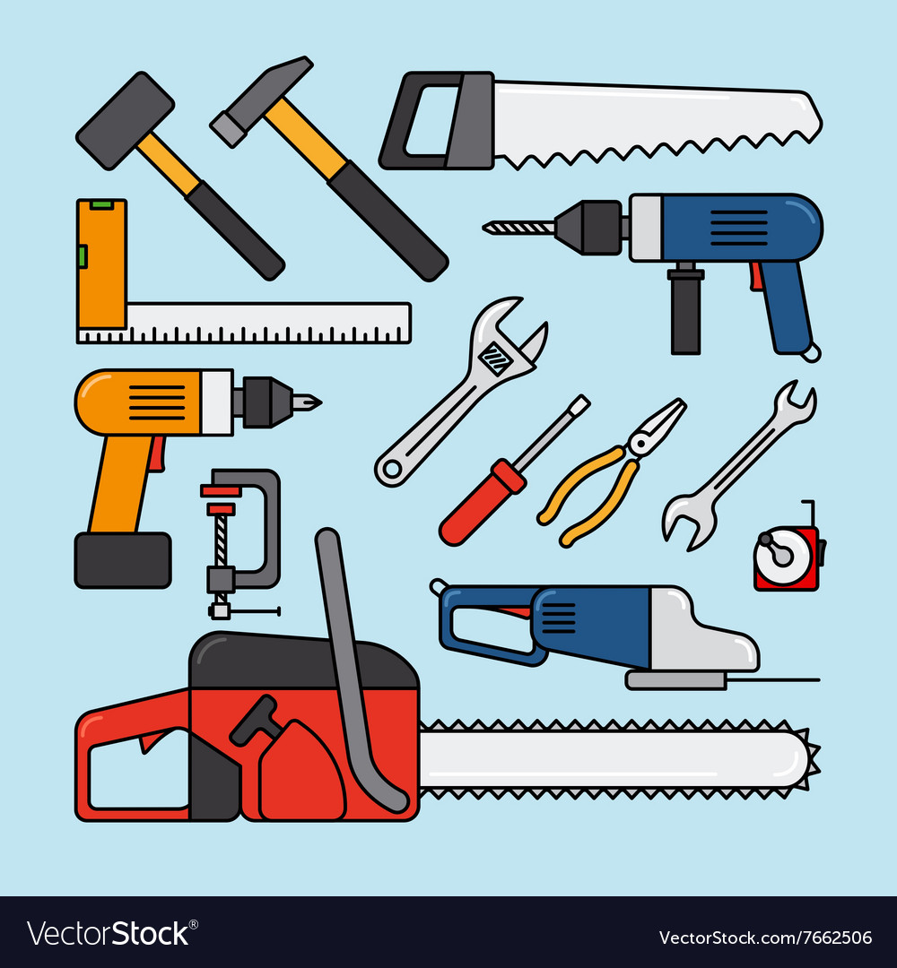 Working tools icons