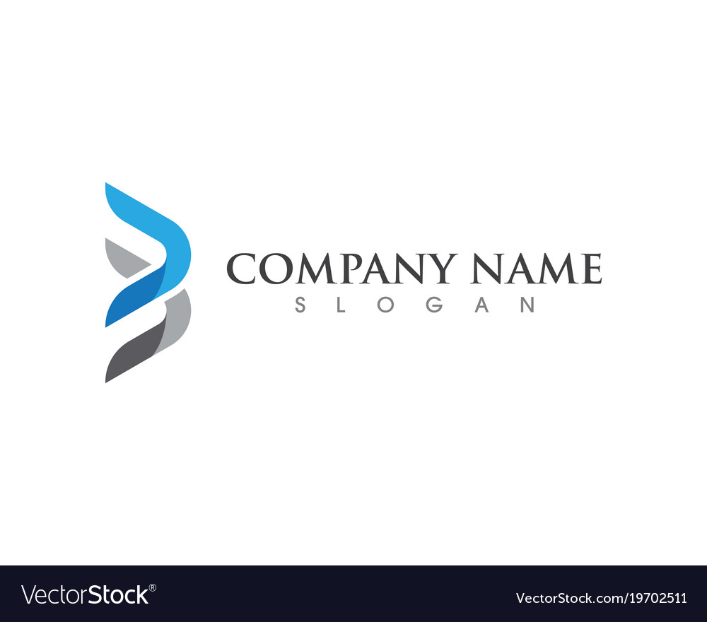 B letter logo template