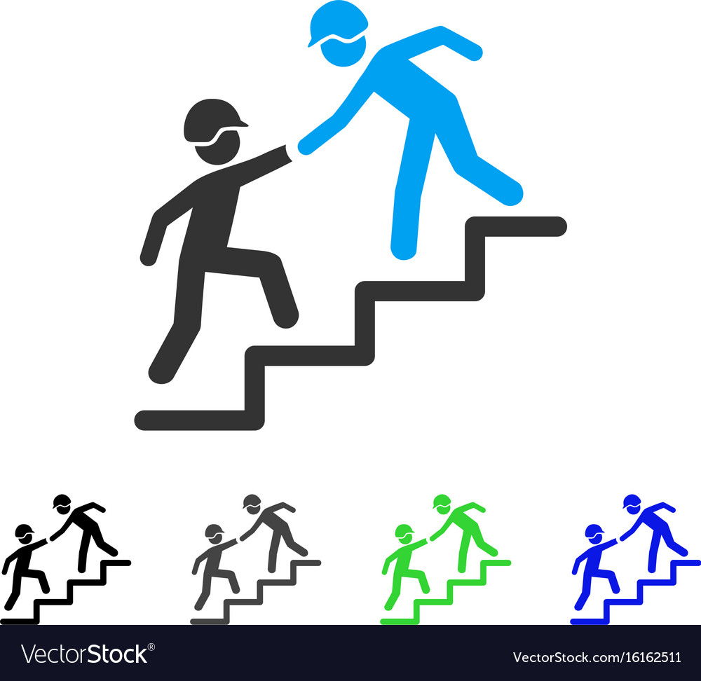 builder business help flat icon royalty free vector image help builder
