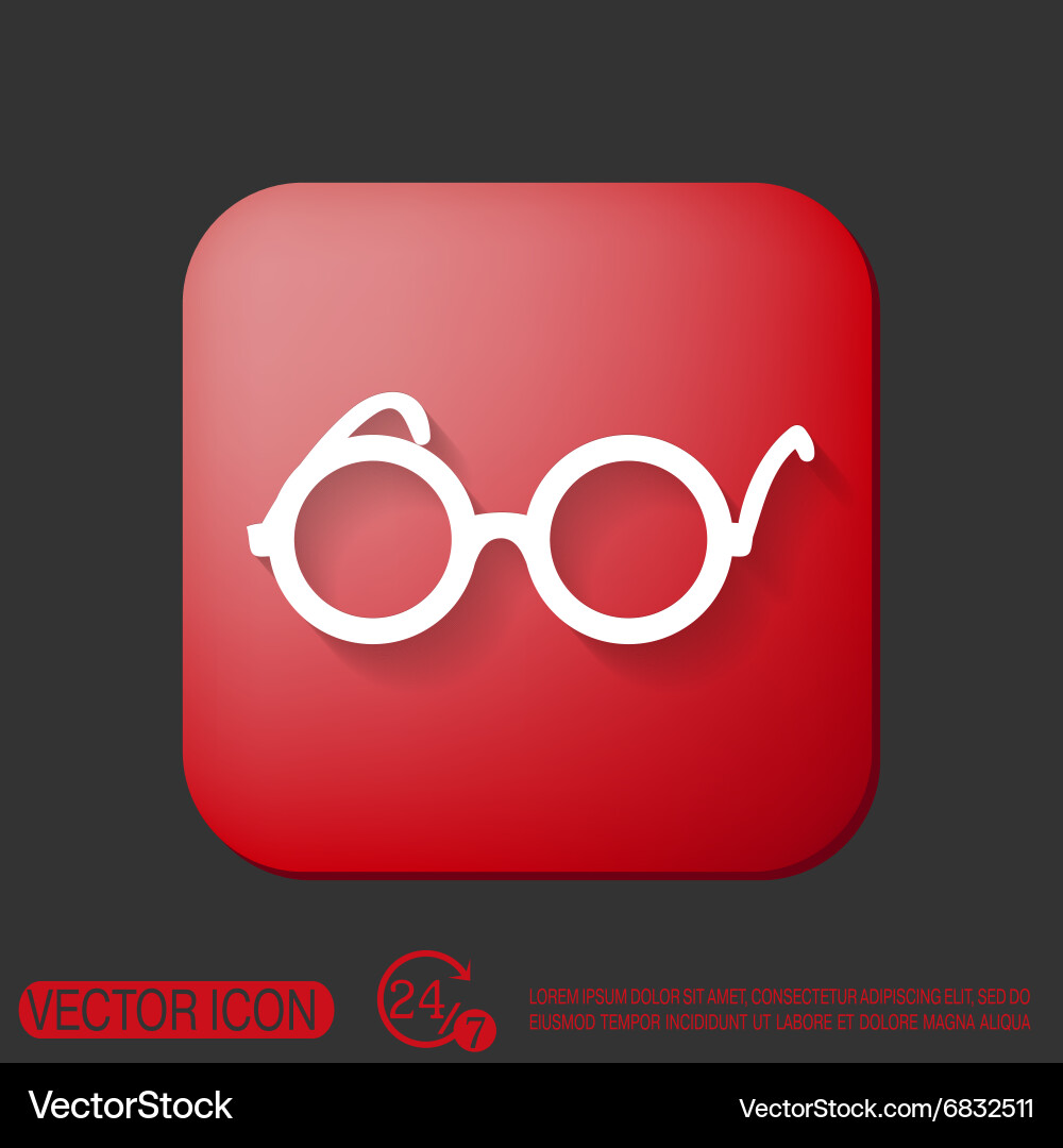 Glasses Royalty Free Vector Image - VectorStock