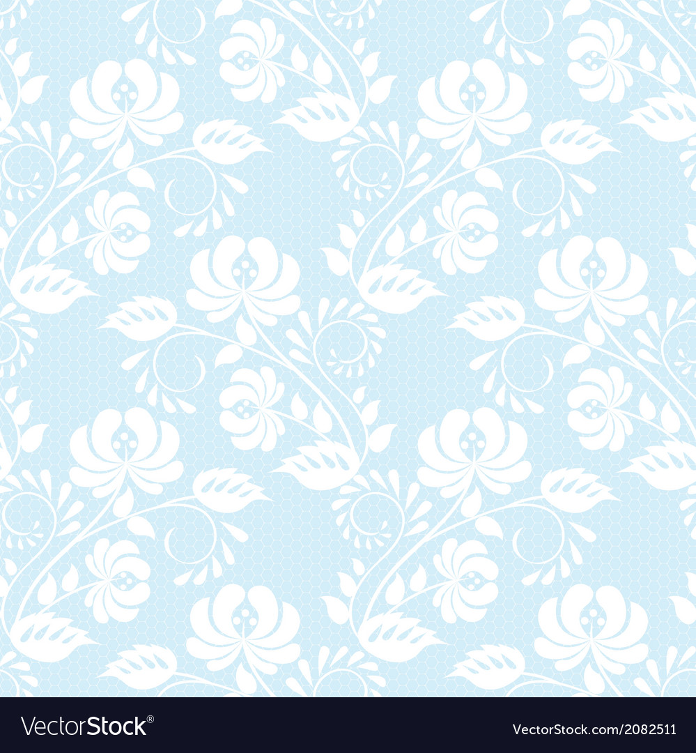 White lace Royalty Free Vector Image - VectorStock