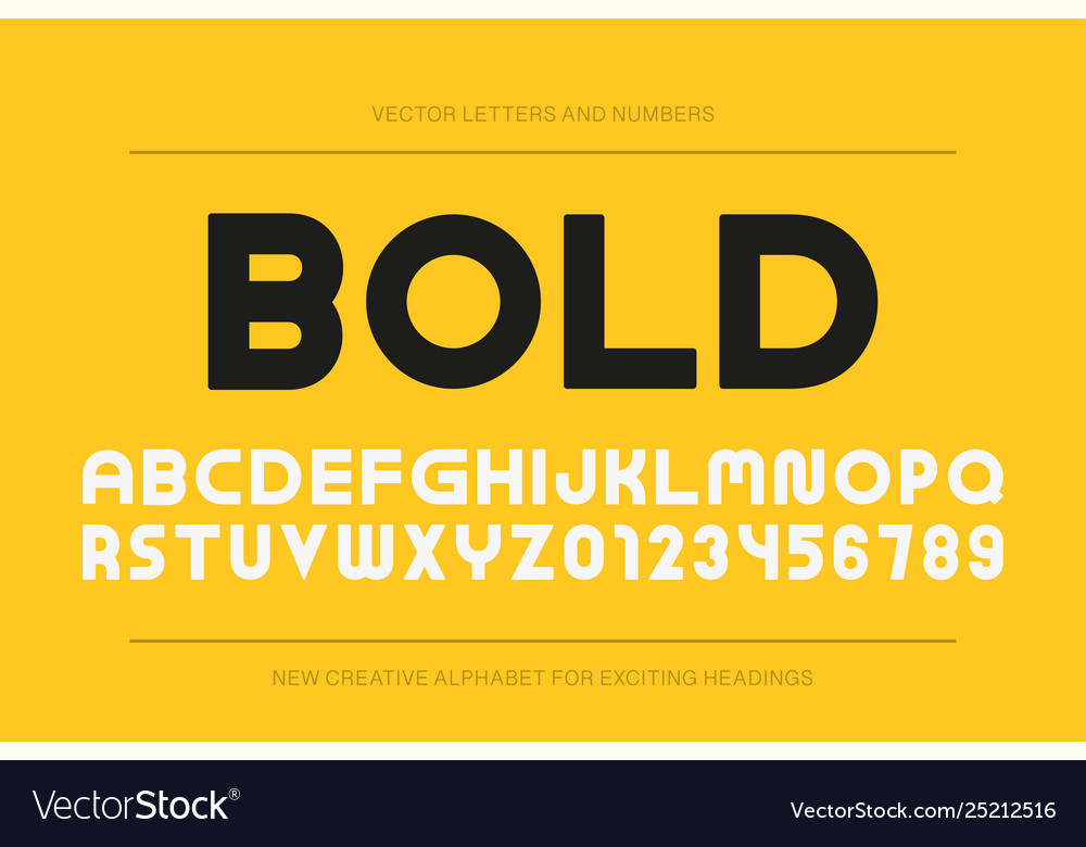 bold-modern-font-trendy-english-alphabet-vector-image