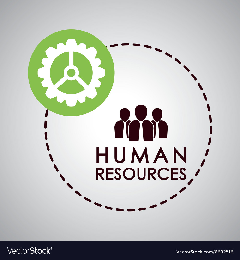 Human resources design people icon employee Vector Image