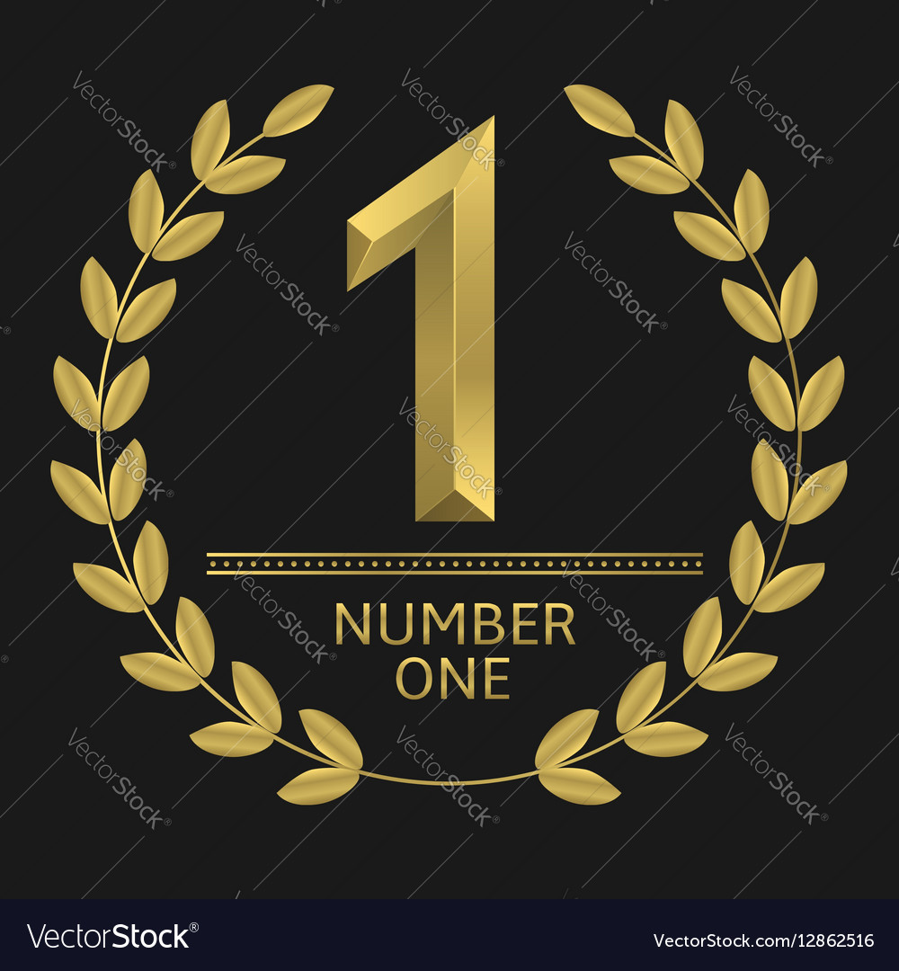 Number one icon Royalty Free Vector Image - VectorStock