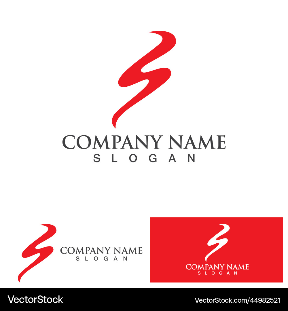 S letter logo design Royalty Free Vector Image