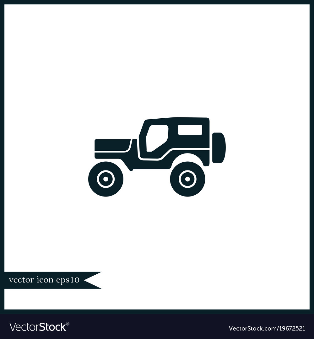 Suv icon simple Royalty Free Vector Image - VectorStock