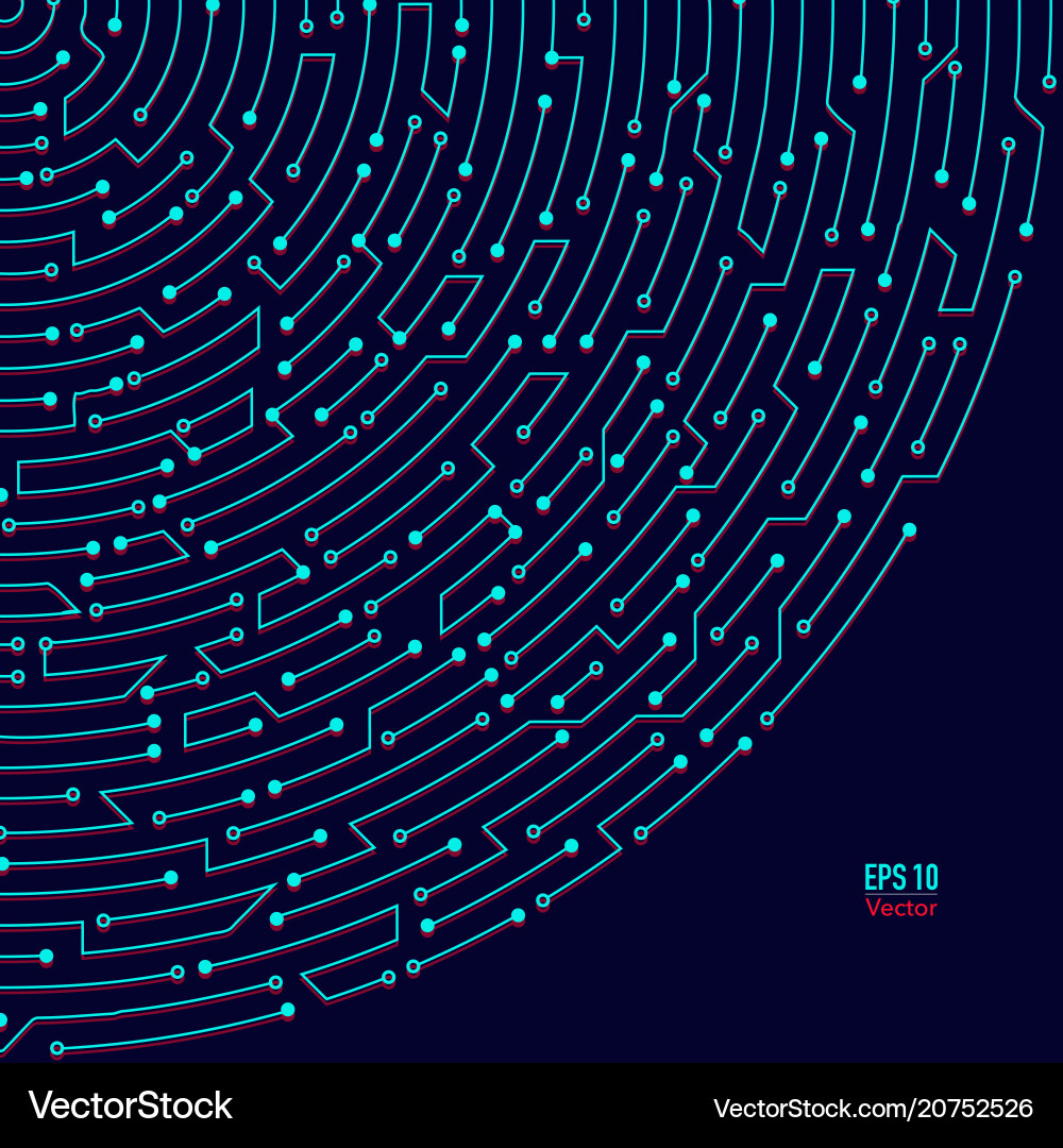 Electronicmaze Royalty Free Vector Image - VectorStock