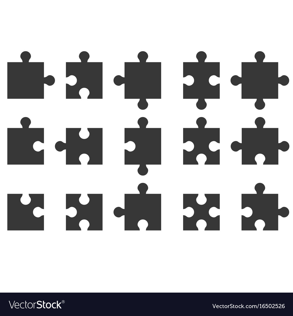 Jigsaw icon Royalty Free Vector Image - VectorStock