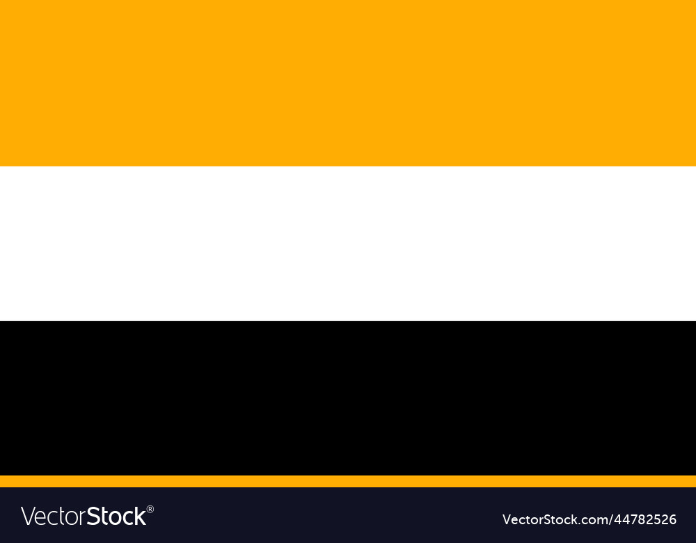 Simple flag of cabinda Royalty Free Vector Image