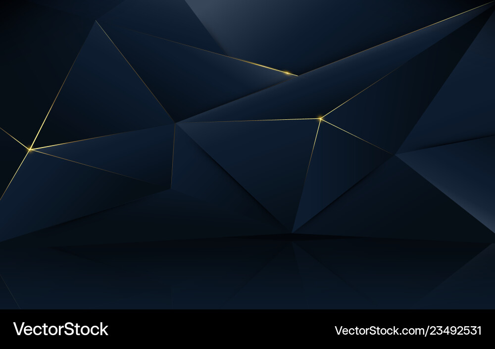 Abstract polygonal pattern luxury background Vector Image