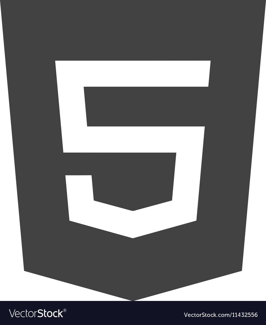 HTML5 Royalty Free Vector Image - VectorStock