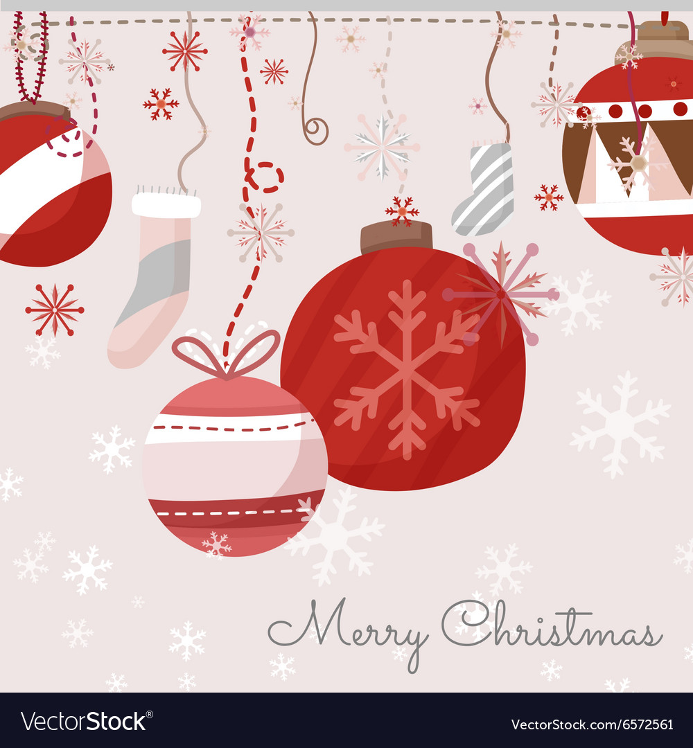 Christmas card Royalty Free Vector Image - VectorStock