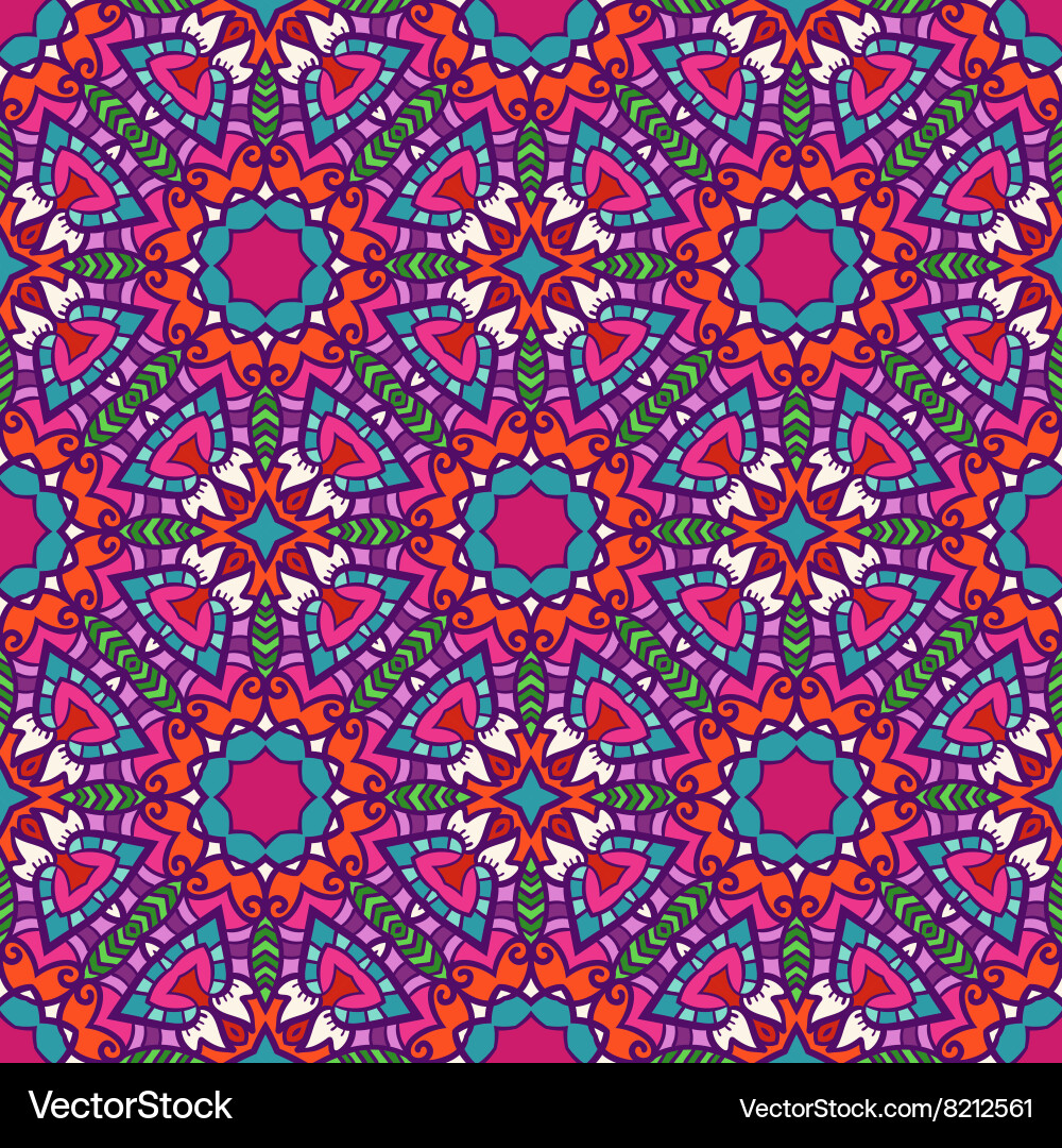 Ethnic seamless pattern Royalty Free Vector Image