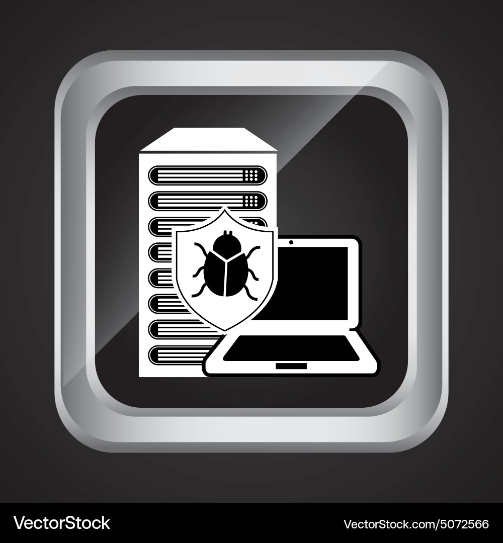 Virus computer Royalty Free Vector Image - VectorStock