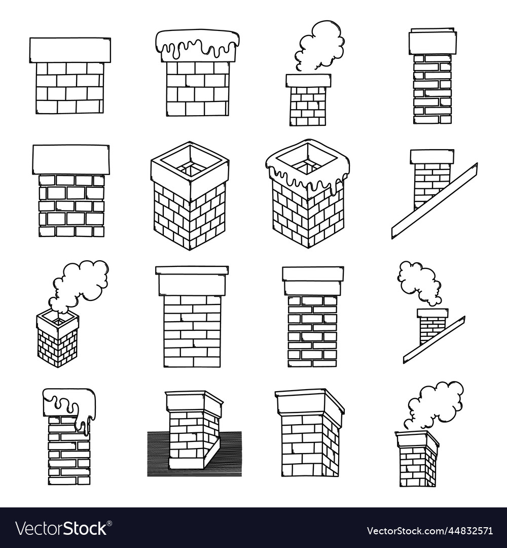 Chimney Clipart Black And White