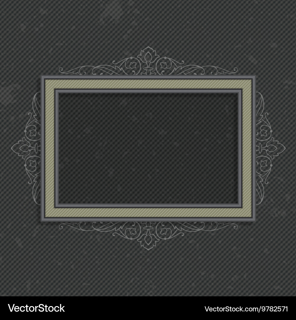 Decorative frame Royalty Free Vector Image - VectorStock