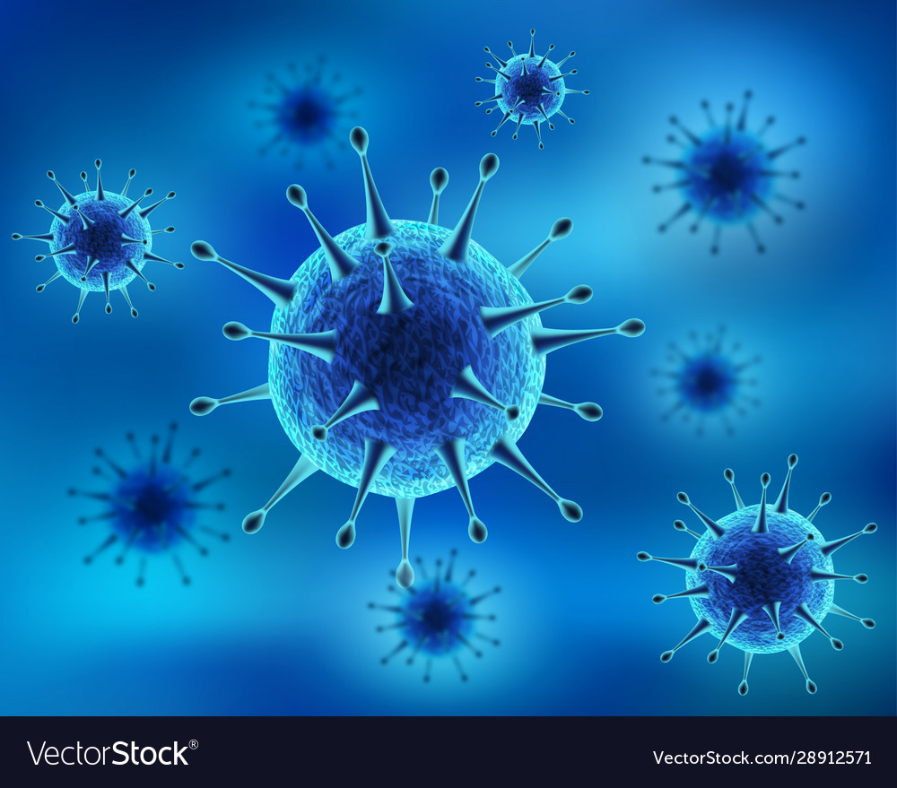 Virus Cells Royalty Free Vector Image - Vectorstock