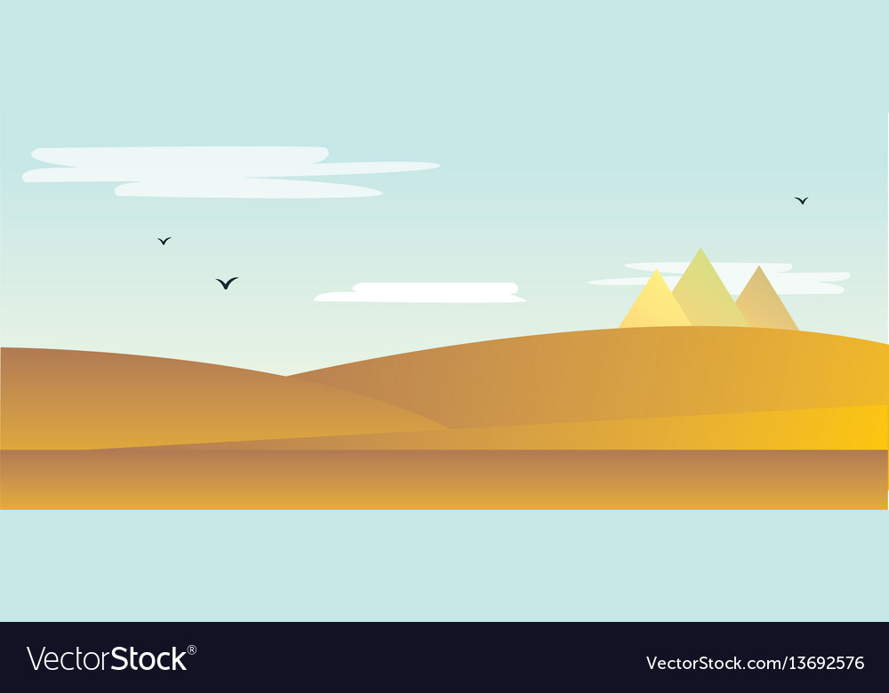 Landscape of the desert