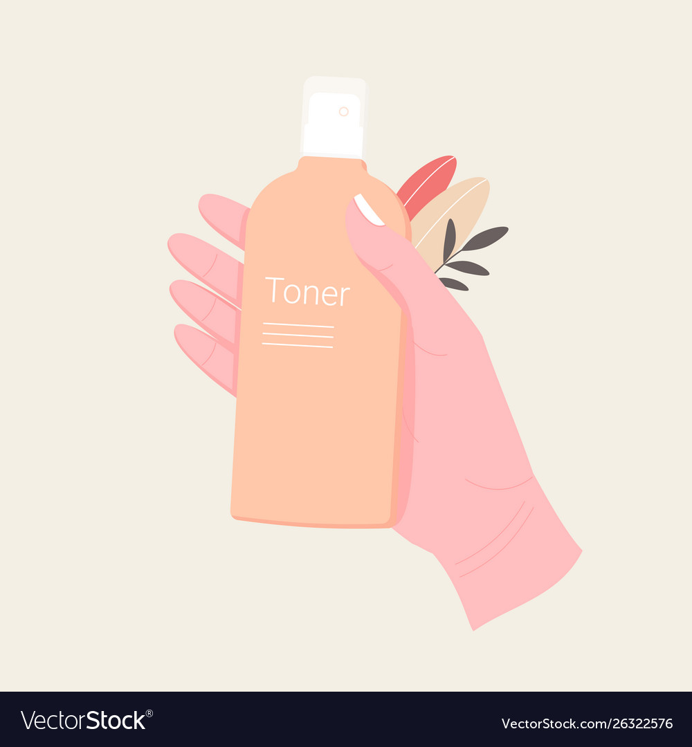 Skin care and cosmetics concept Royalty Free Vector Image