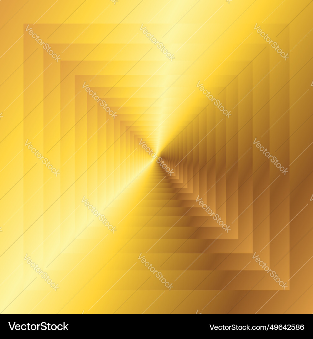 Gold texture gradient background metallic design Vector Image